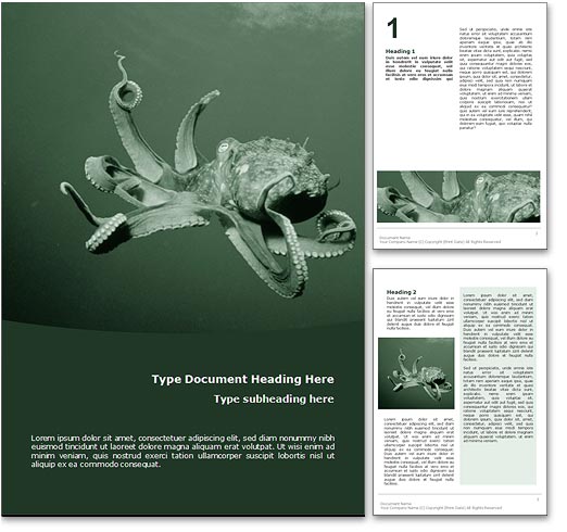 Octopus word template document