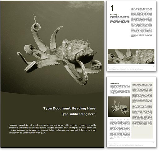 Octopus word template document