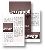 Hollywood Word Template
