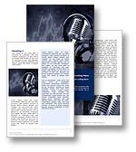 Music Studio Word Template