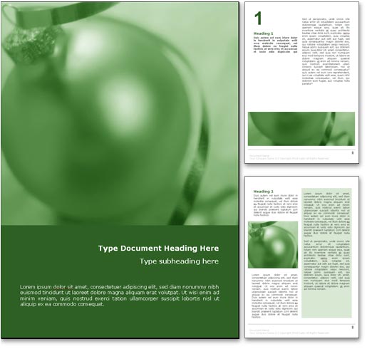 Christmas Greetings word template document