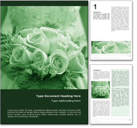 Wedding Bride word template document