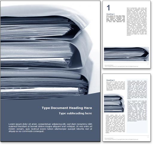 Document Management word template document