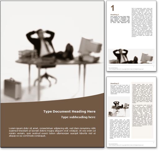 Outsourcing word template document