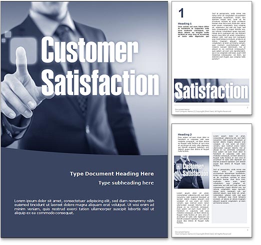 Customer Satisfaction word template document