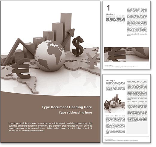 World Economy word template document