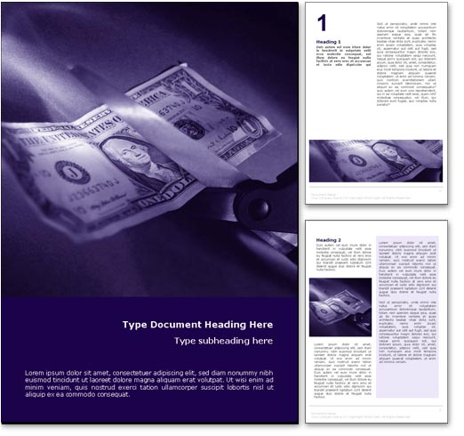 Cutting Costs word template document