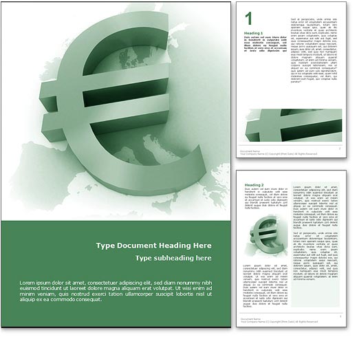 Euro Crisis word template document