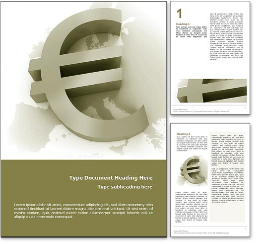 Euro Crisis word template document