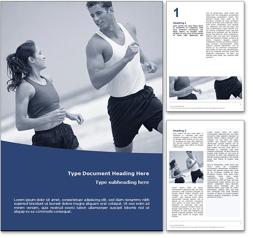 Keep Fit word template document