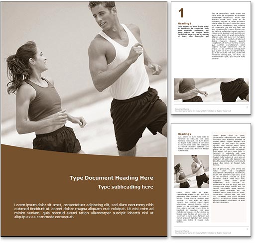 Keep Fit word template document