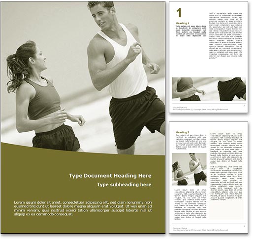 Keep Fit word template document