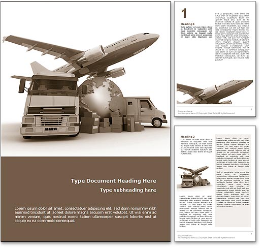 Logistics word template document