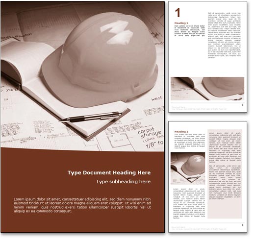 Construction word template document
