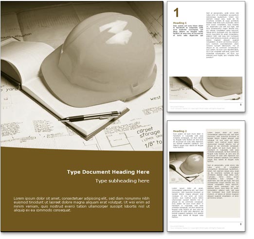 Construction word template document