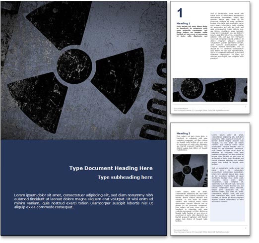 Nuclear Power word template document