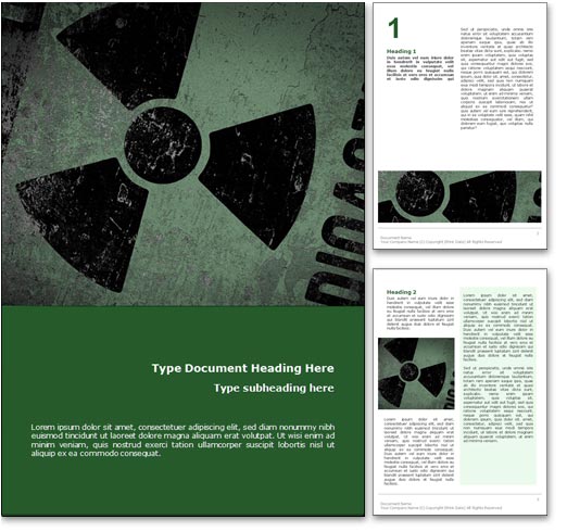 Nuclear Power word template document