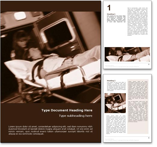 Ambulance Patient word template document