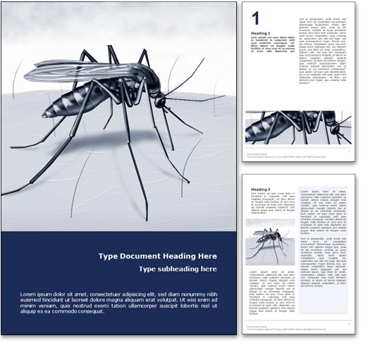 Malaria word template document