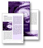 Hurricane Weather Word Template