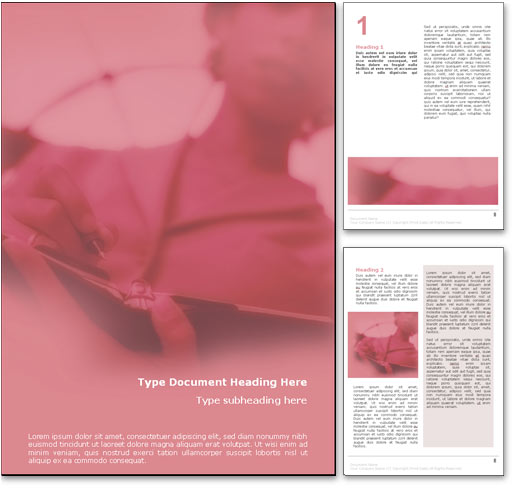 Appointments word template document