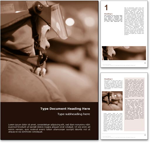 Royalty Free Fire Department Microsoft Word Template In Orange