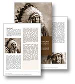 Native American Word Template