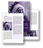 Native American Word Template