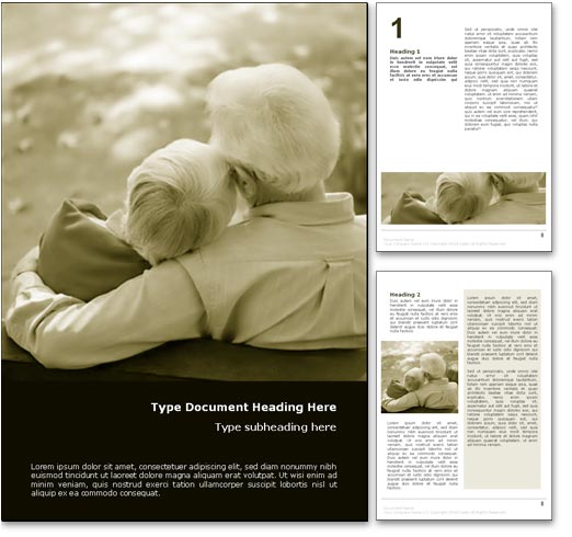 Growing Old Together word template document
