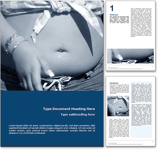 Teen Obesity word template document