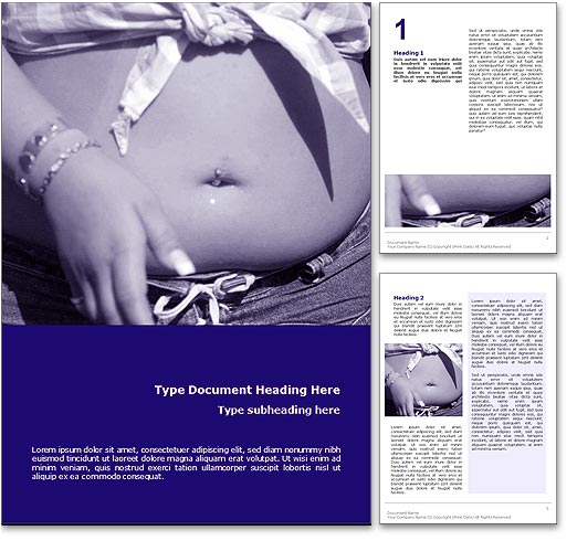 Teen Obesity word template document