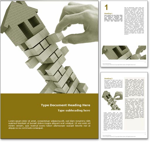 Housing Market word template document