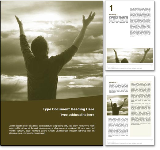 Give Praise word template document
