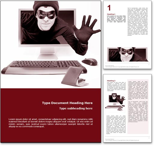 Cyber Crime word template document