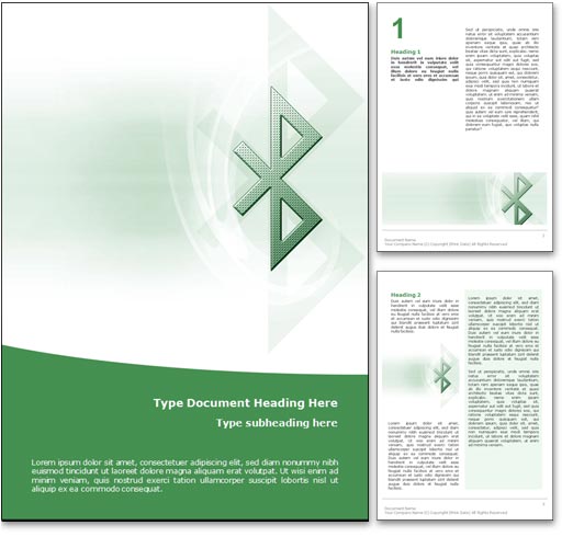 Bluetooth word template document