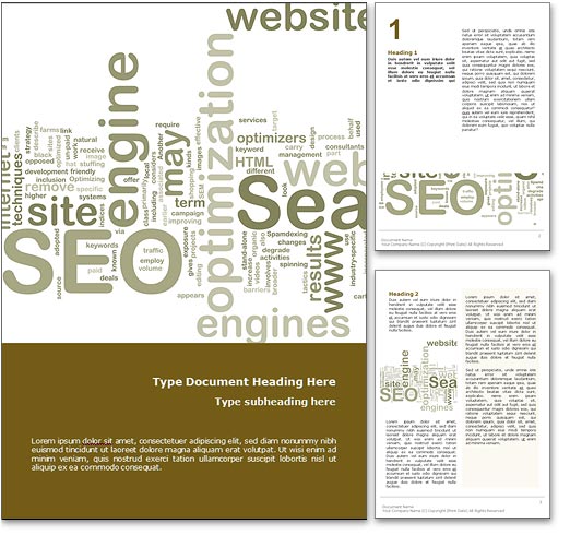 SEO word template document