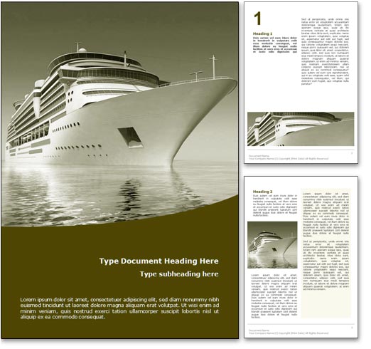 Cruise word template document